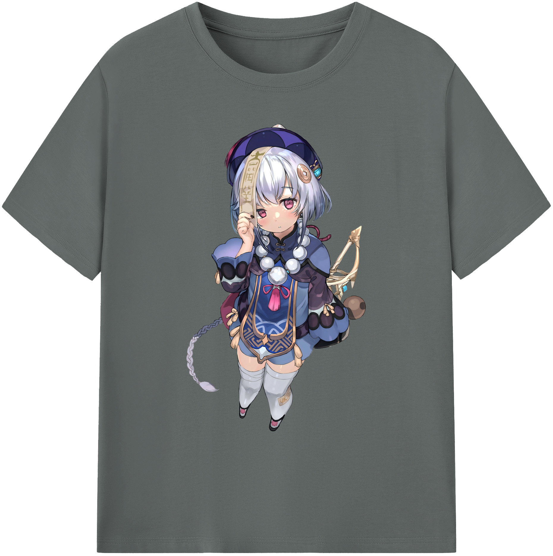 げんし神 七七 なな  genshin Nana 綿100％ メンズ半袖Tシャツ｜肌触りやわらか＆通気性